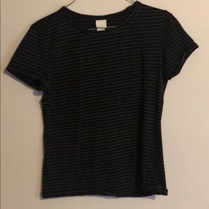 H&M - Black and white striped shirt
